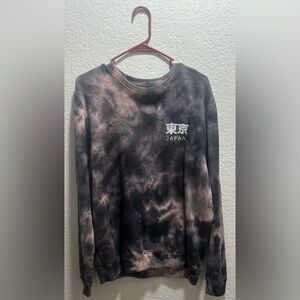 Blind Rooster Japan Cherry Blossom Tie-Dye Sweatshirt